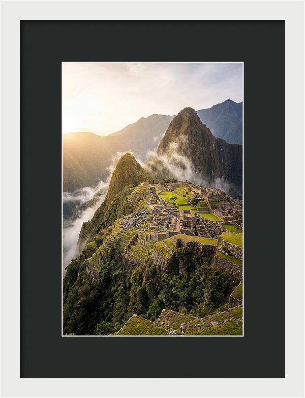 Machu Picchu At Sunrise