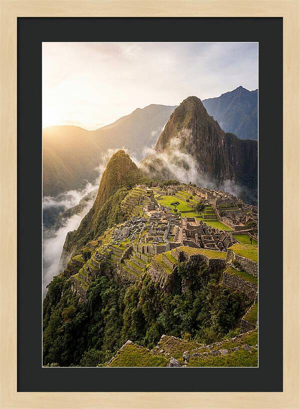 Machu Picchu At Sunrise