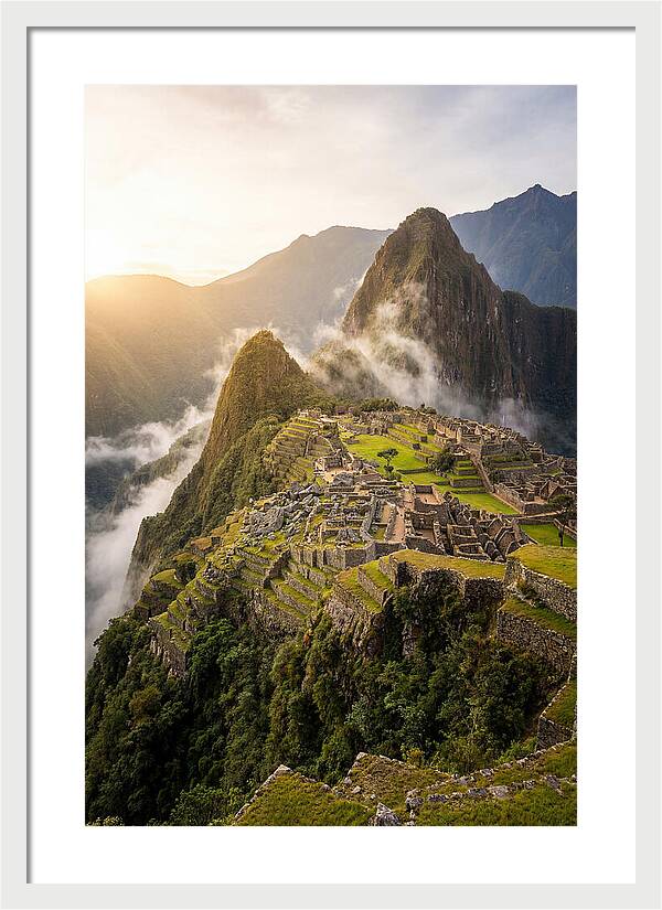 Machu Picchu At Sunrise