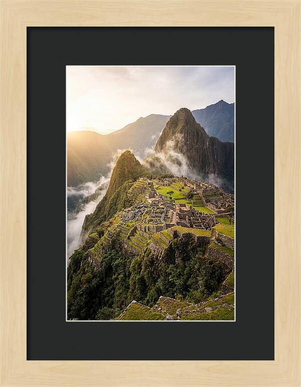 Machu Picchu At Sunrise