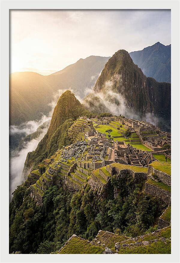 Machu Picchu At Sunrise