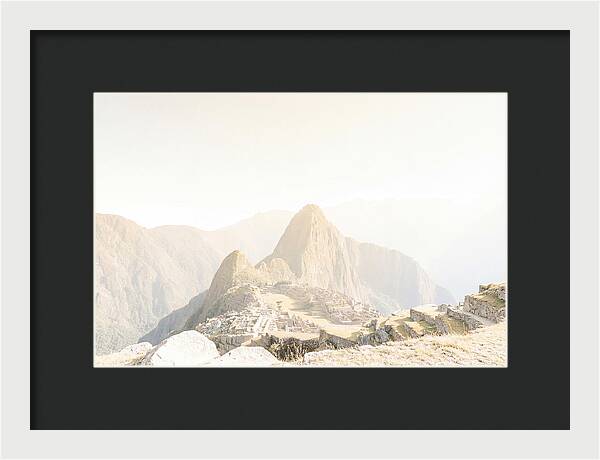 Machu Picchu At Sunrise