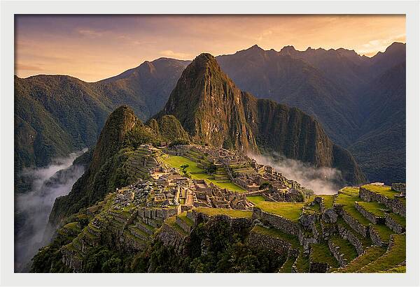 Machu Picchu Awakened By Dawn