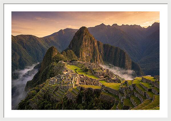Machu Picchu Awakened By Dawn