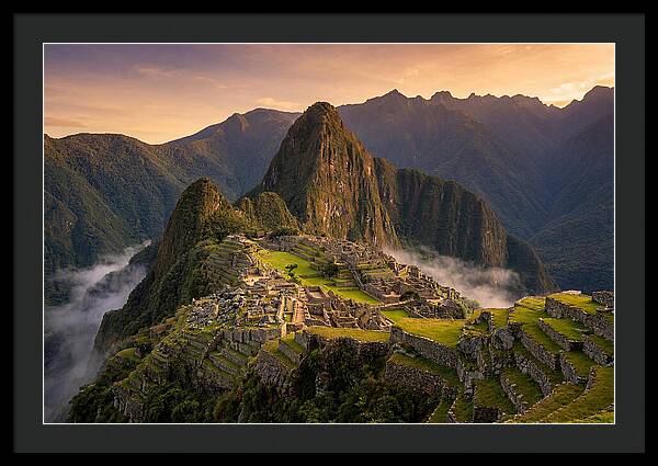 Machu Picchu Awakened By Dawn