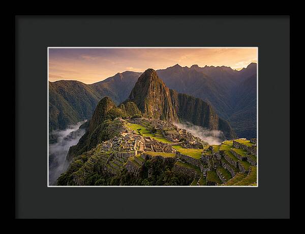 Machu Picchu Awakened By Dawn