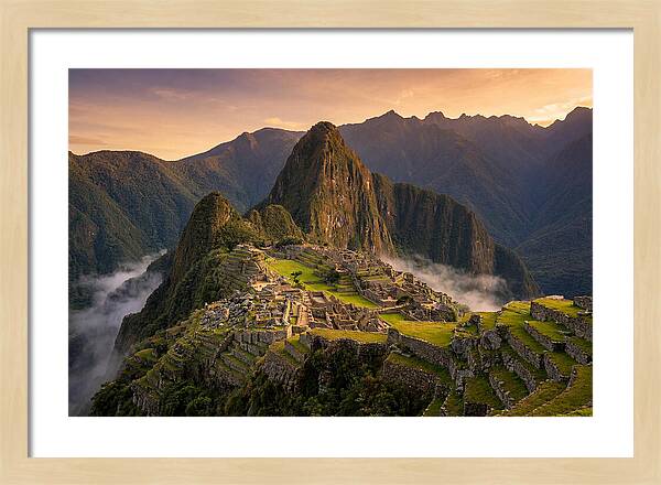 Machu Picchu Awakened By Dawn