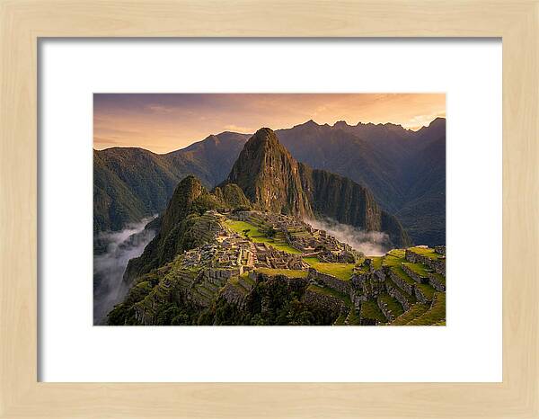 Machu Picchu Awakened By Dawn