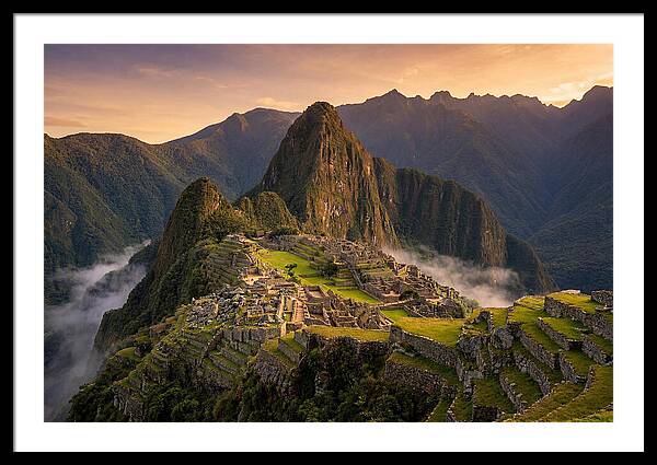 Machu Picchu Awakened By Dawn