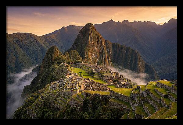 Machu Picchu Awakened By Dawn