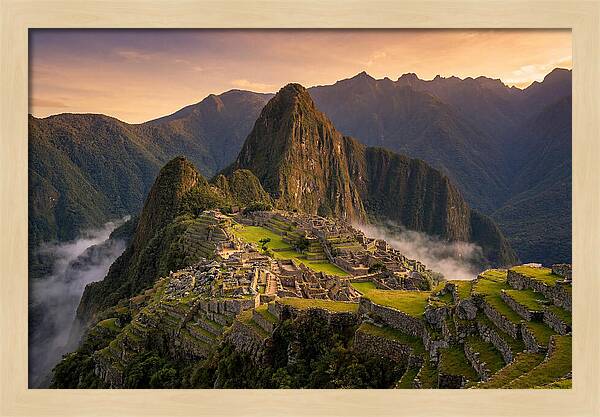 Machu Picchu Awakened By Dawn