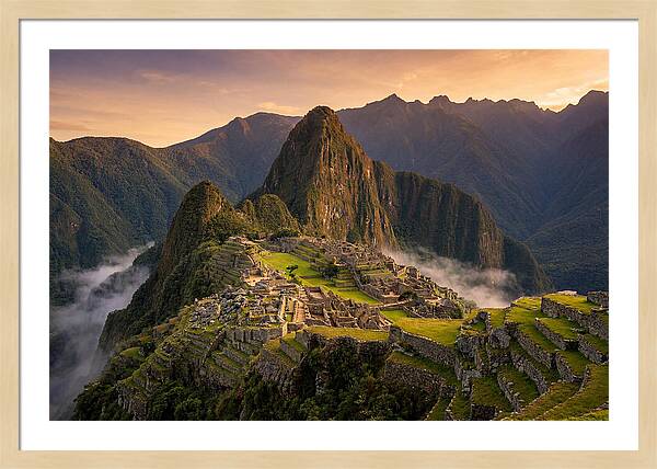 Machu Picchu Awakened By Dawn