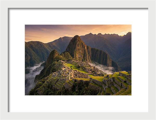 Machu Picchu Awakened By Dawn