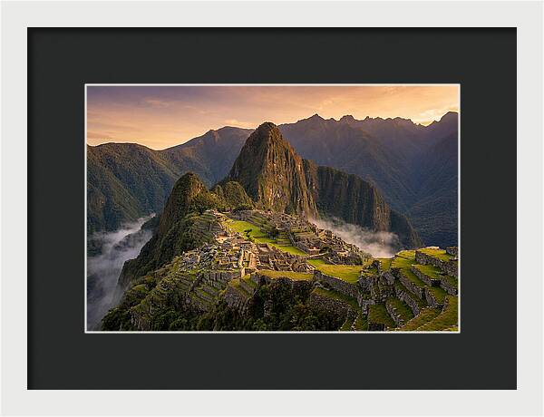 Machu Picchu Awakened By Dawn