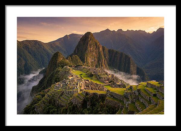 Machu Picchu Awakened By Dawn