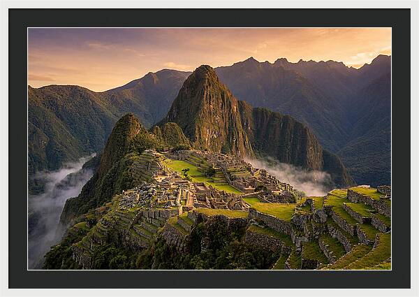 Machu Picchu Awakened By Dawn