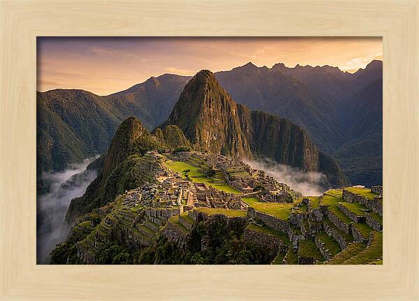 Machu Picchu Awakened By Dawn