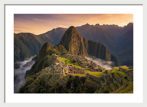 Machu Picchu Awakened By Dawn