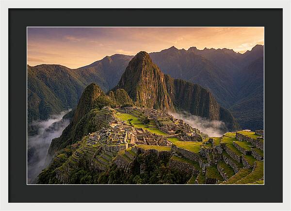 Machu Picchu Awakened By Dawn
