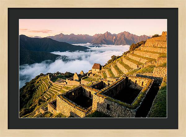 Machu Picchu Awash In Dawn Light