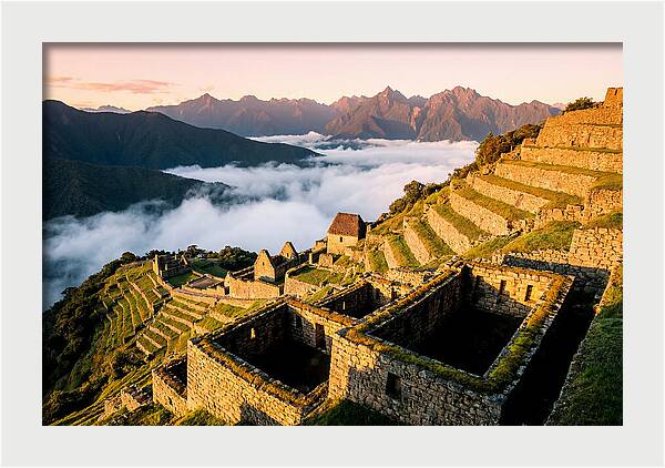Machu Picchu Awash In Dawn Light