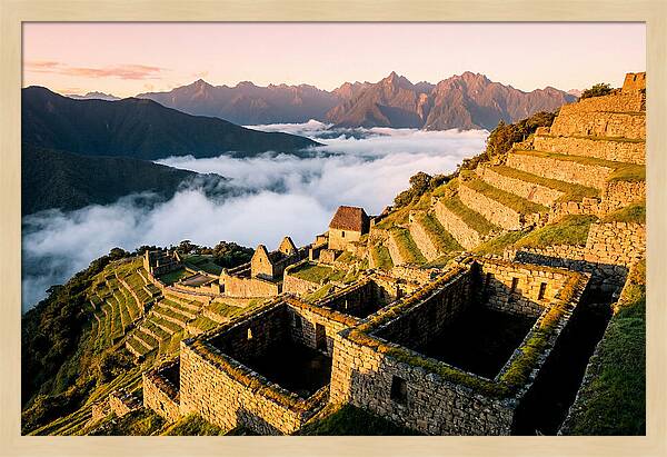 Machu Picchu Awash In Dawn Light