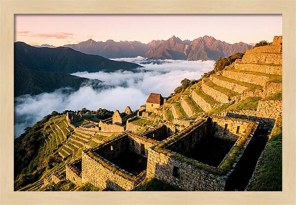 Machu Picchu Awash In Dawn Light