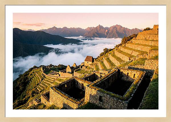 Machu Picchu Awash In Dawn Light
