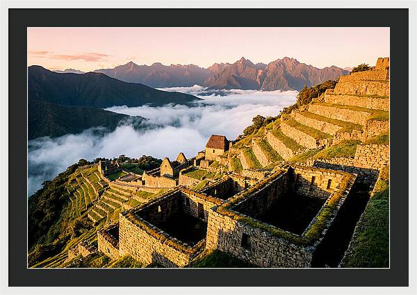 Machu Picchu Awash In Dawn Light