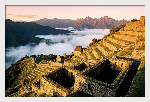 Machu Picchu Awash In Dawn Light