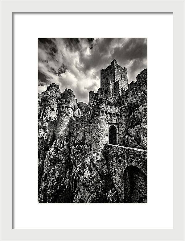Machu Picchu Citadel In Monochrome