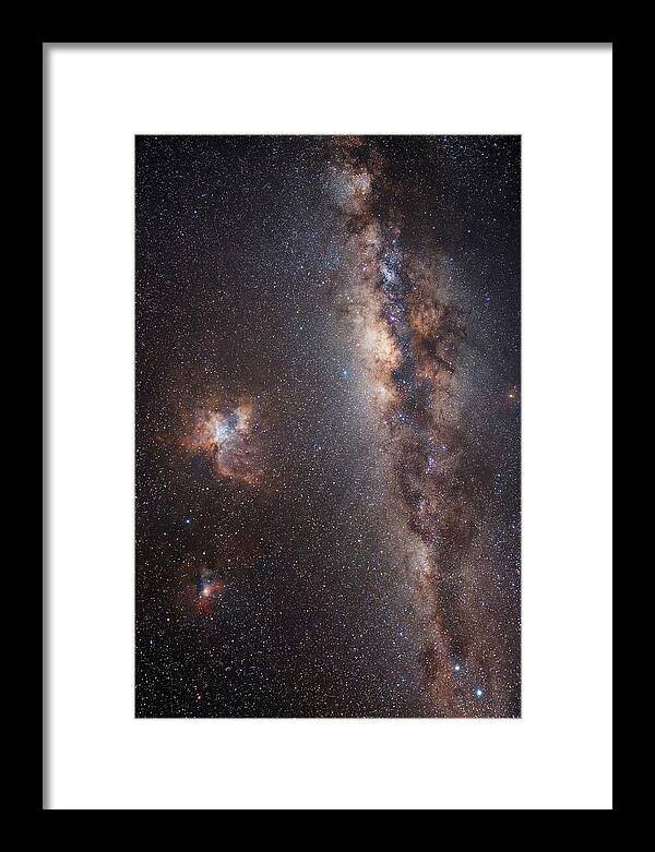 Magellanic Clouds Overhead