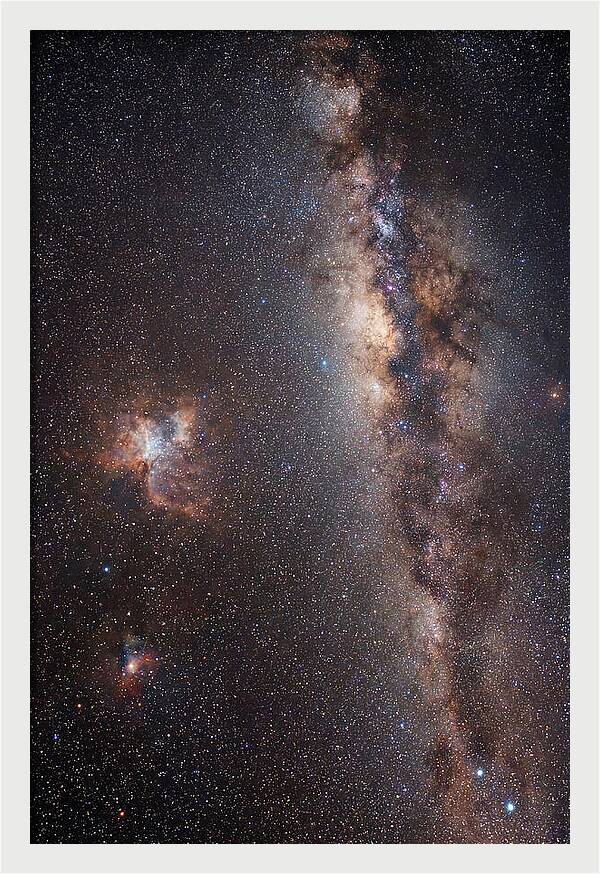 Magellanic Clouds Overhead