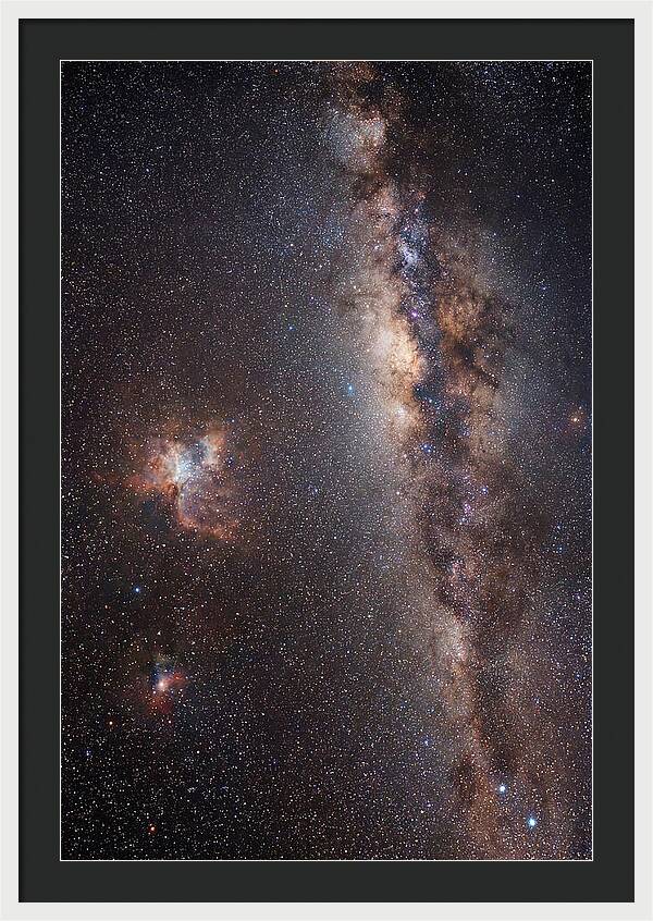 Magellanic Clouds Overhead