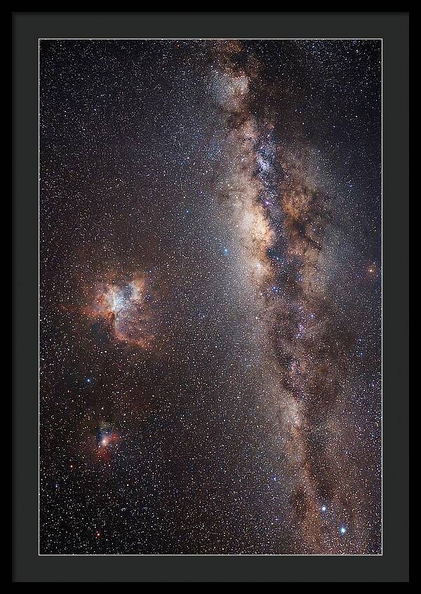 Magellanic Clouds Overhead