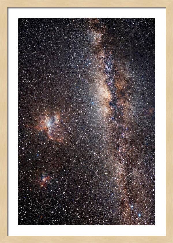 Magellanic Clouds Overhead