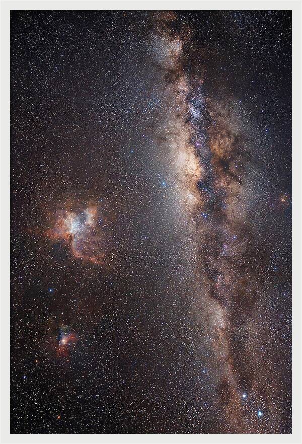 Magellanic Clouds Overhead