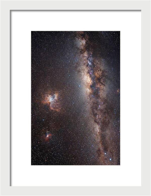 Magellanic Clouds Overhead