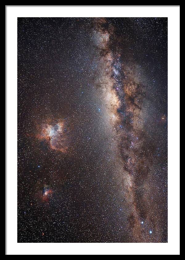 Magellanic Clouds Overhead