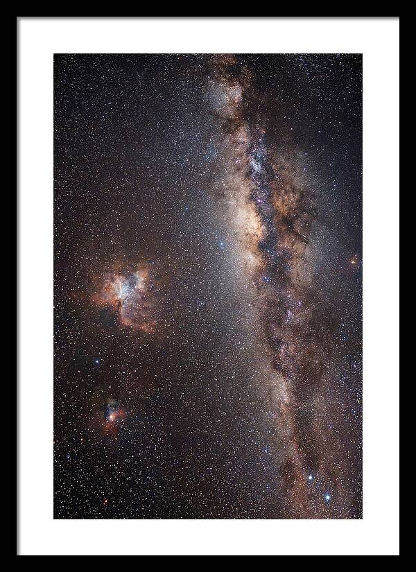 Magellanic Clouds Overhead