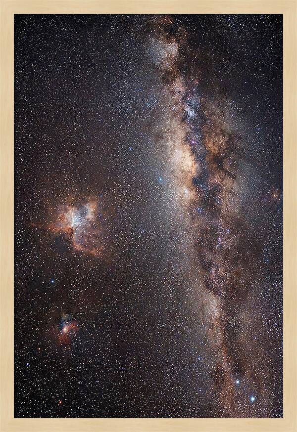 Magellanic Clouds Overhead