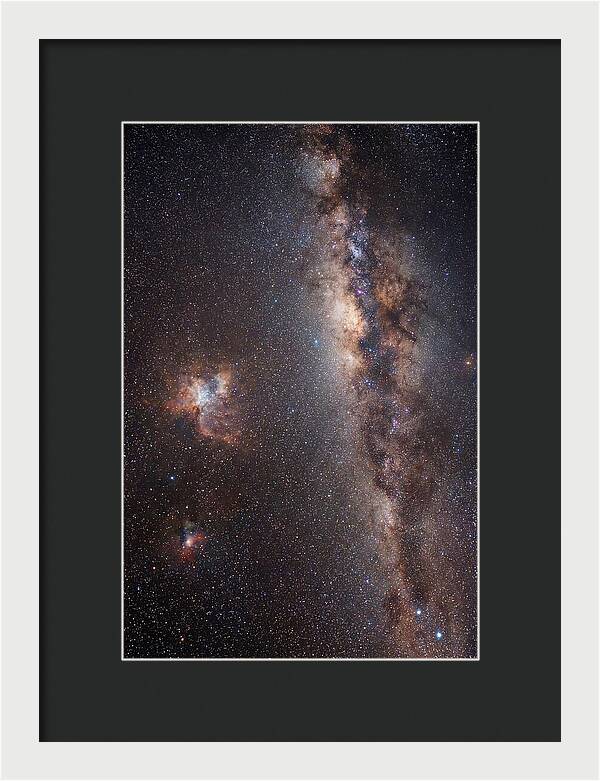 Magellanic Clouds Overhead