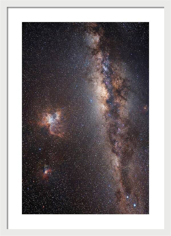 Magellanic Clouds Overhead
