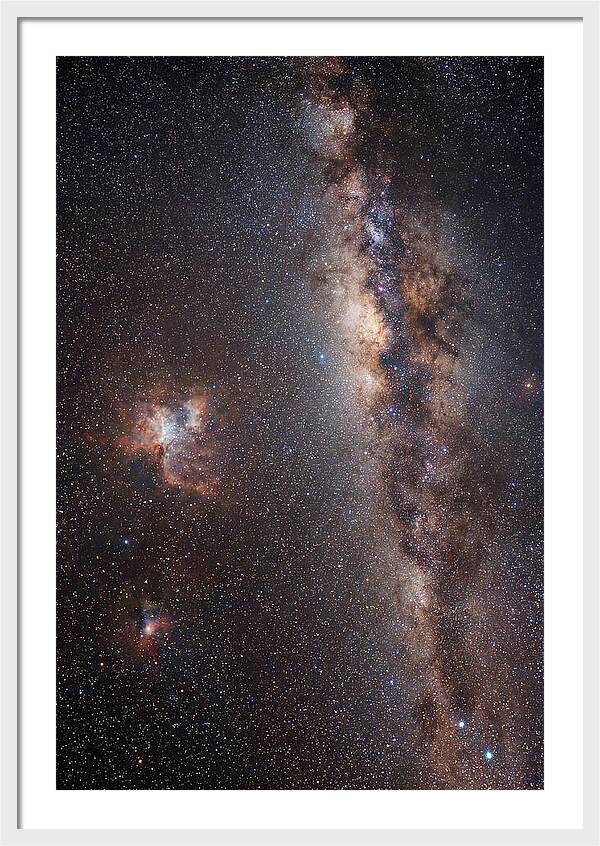 Magellanic Clouds Overhead