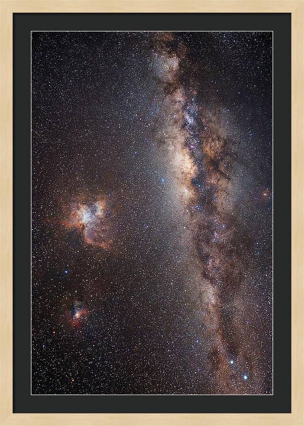 Magellanic Clouds Overhead