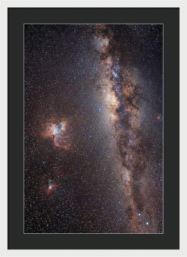 Magellanic Clouds Overhead