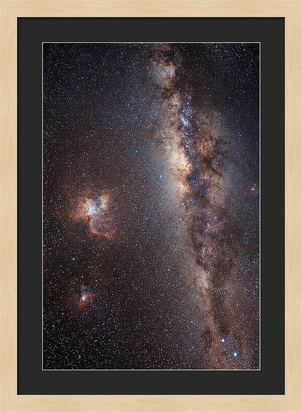 Magellanic Clouds Overhead