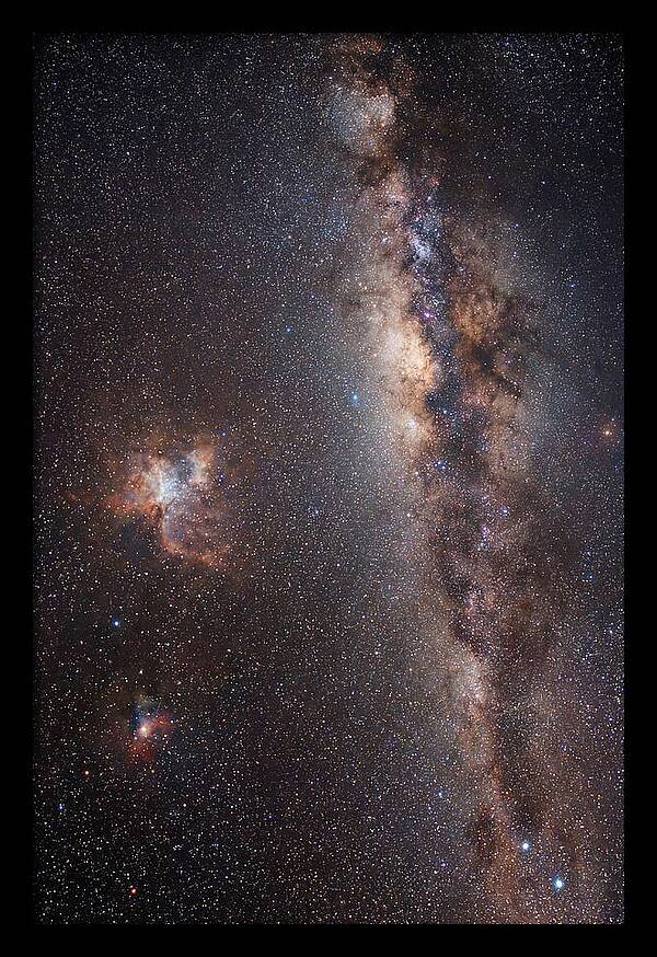 Magellanic Clouds Overhead