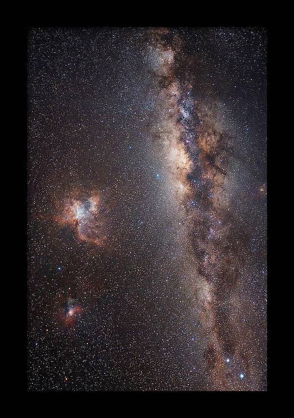 Magellanic Clouds Overhead