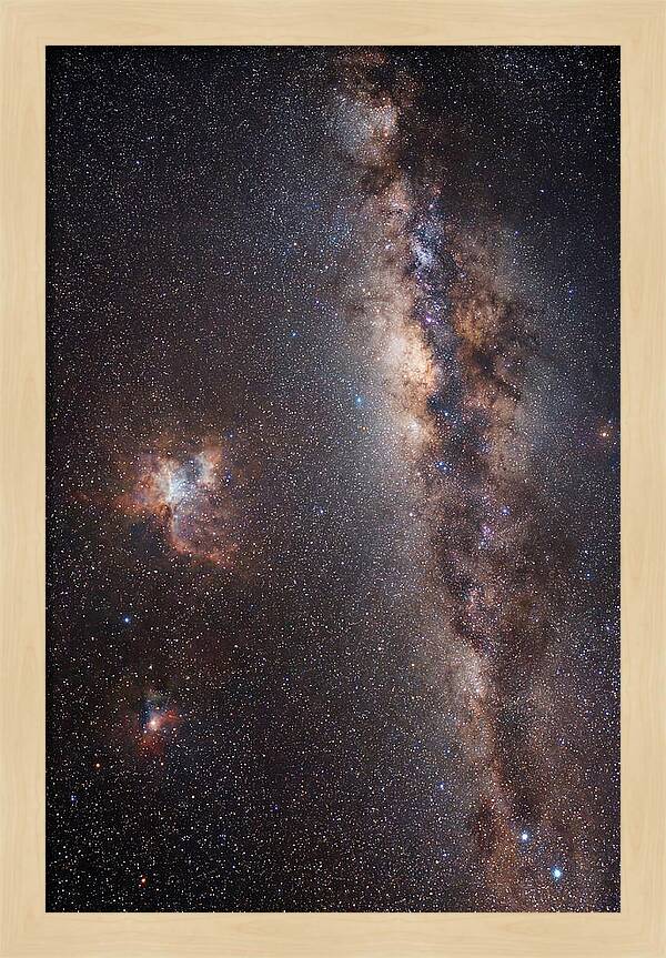 Magellanic Clouds Overhead